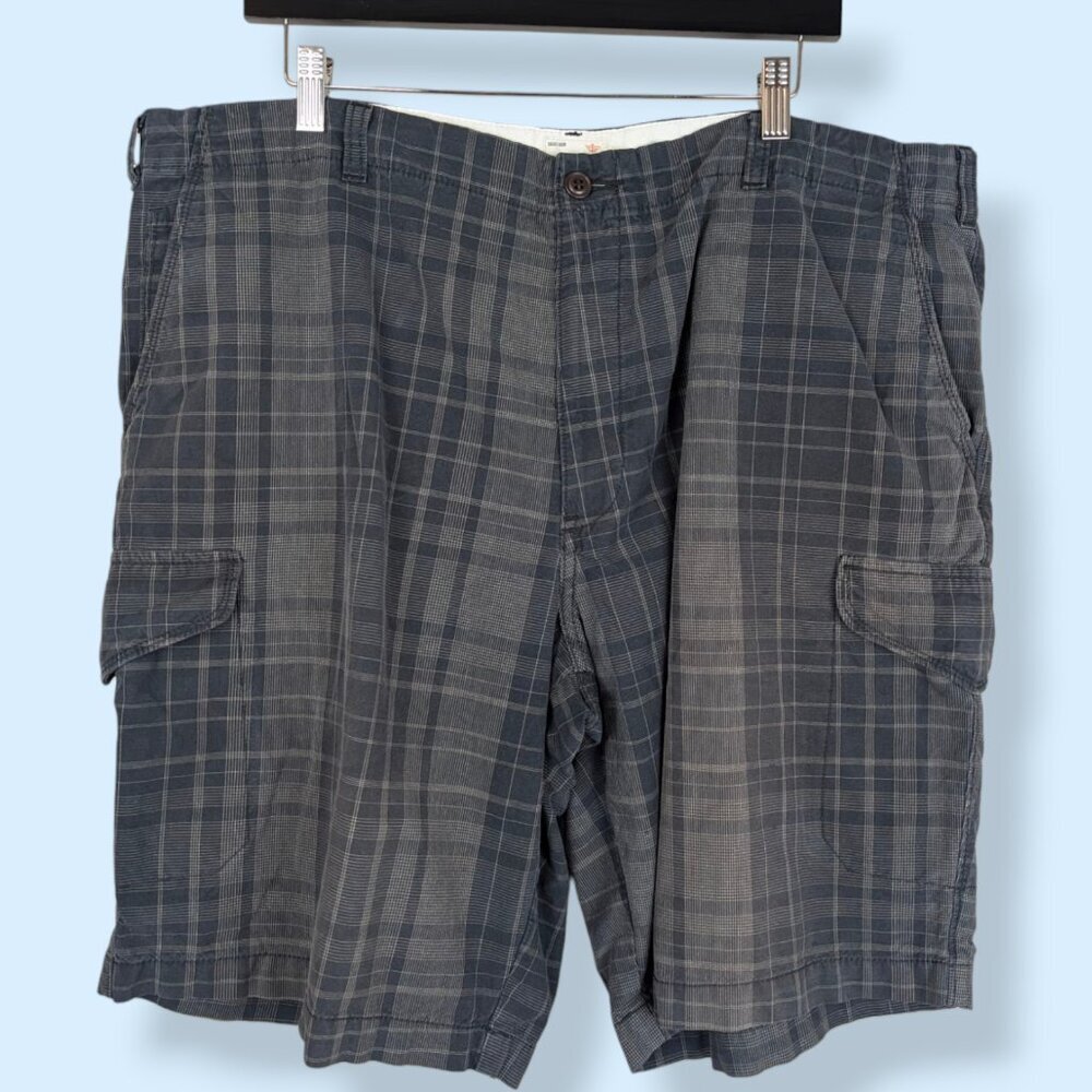 Gray Plaid Men's Shorts